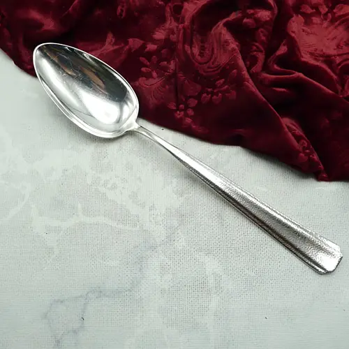 WMF 1900 Hammerschlag Gemüselöffel 90 versilbert