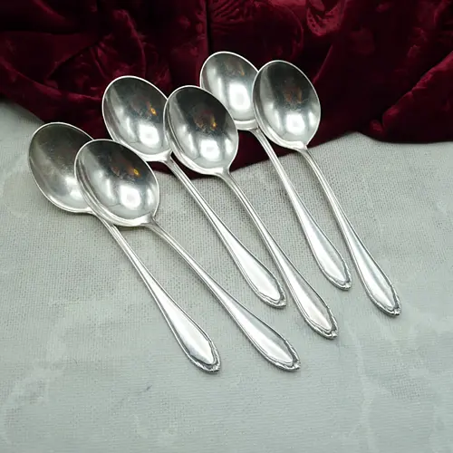 BSF 91 6 Tassenlöffel 15,2cm 90 versilbert BSF 91 6 Tassenlöffel 15,2cm 90 versilbert