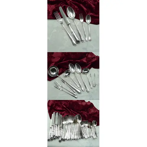 Bruckmann 700 Solitude Silberbesteck 12 Personen 90 versilbert