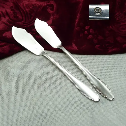 Butter und Käsemesser Set versilbert Butter und Käsemesser Set versilbert
