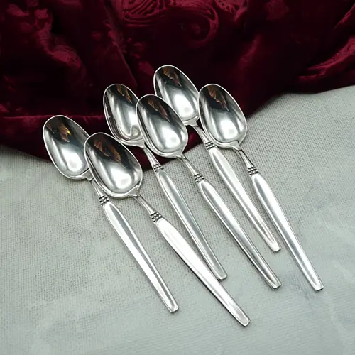 Robbe & Berking Royal 6 Kaffeelöffel 90 versilbert Robbe & Berking Royal 6 Kaffeelöffel 90 versilbert