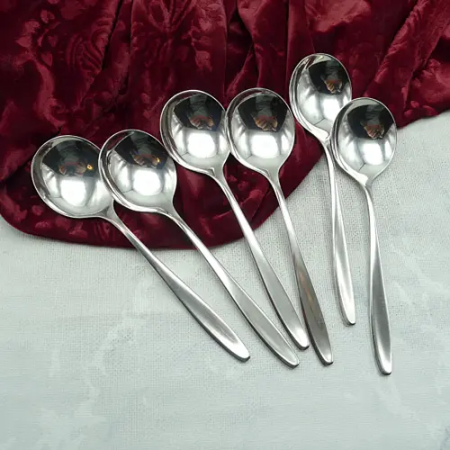 WMF Hamburg 6 Tassenlöffel 17,2cm 90 versilbert