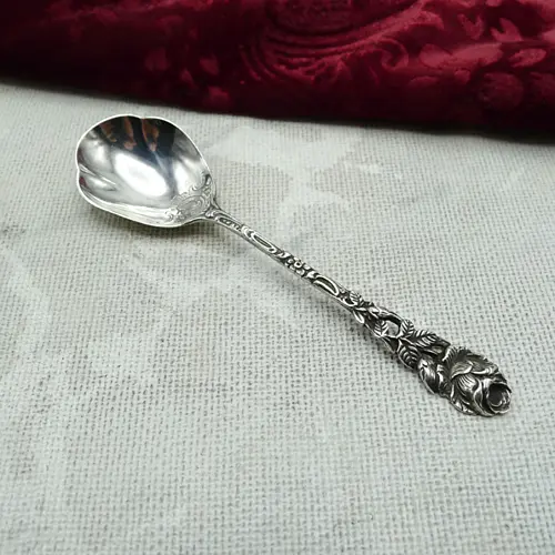 Hildesheimer Rose Zuckerlöffel 800 Silber