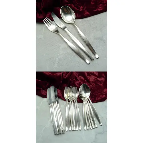 Bruckmann 762 Party Tafelbesteck 6 Personen 90 versilbert Bruckmann 762 Party Tafelbesteck 6 Personen 90 versilbert