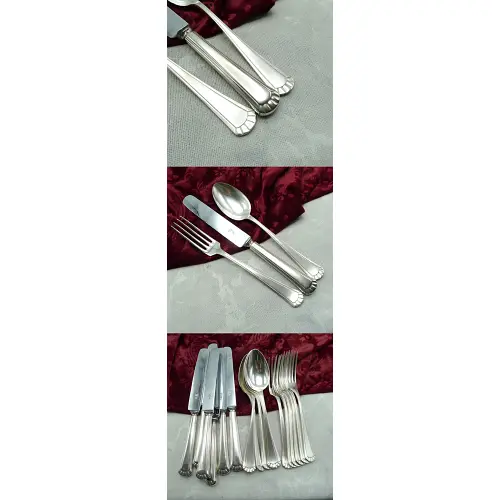 WMF 45 Tafelbesteck 6 Personen 90 versilbert
