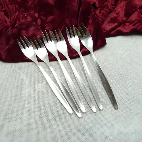 WMF Stockholm 6 Kuchengabeln 90 versilbert WMF Stockholm 6 Kuchengabeln 90 versilbert