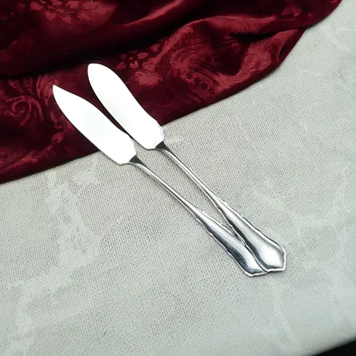 WMF 2100 Chippendale Butter und Käsemesser 90 versilbert WMF 2100 Chippendale Butter und Käsemesser 90 versilbert