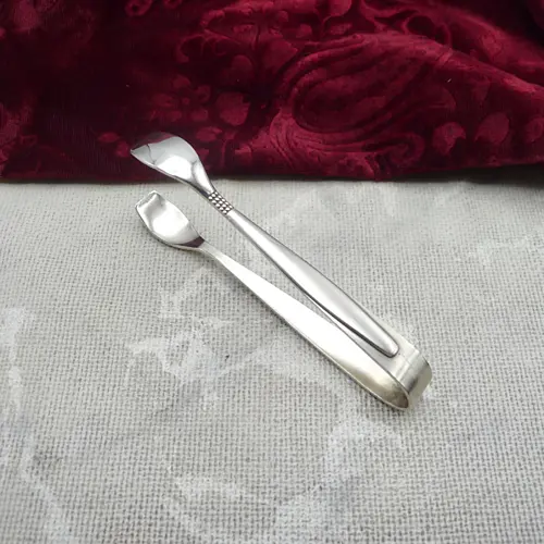 BSF 111 Dänisch Perl Zuckerzange 90 versilbert BSF 111 Dänisch Perl Zuckerzange 90 versilbert
