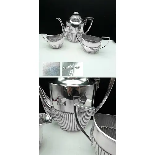 Kaffeeservice Queen Anne versilbert Kaffeeservice Queen Anne versilbert