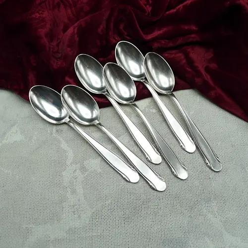 WMF 3300 6 Kaffeelöffel 90 versilbert