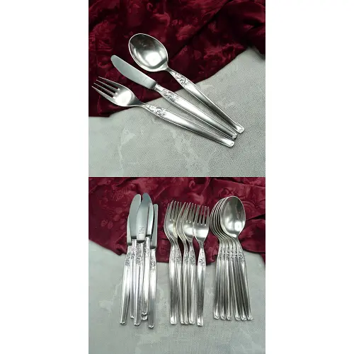 Bruckmann 764 Patricia Tafelbesteck 6 Personen 90 versilbert Bruckmann 764 Patricia Tafelbesteck 6 Personen 90 versilbert