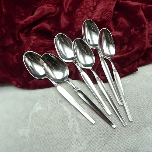 Robbe & Berking Royal 6 Dessertlöffel 18,2cm 90 versilbert Robbe & Berking Royal 6 Dessertlöffel 18,2cm 90 versilbert