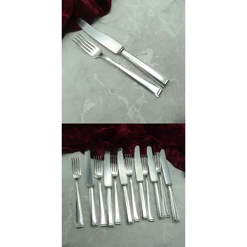Bruckmann 665 Schwaben Dessertbesteck 6 Personen 90 versilbert Bruckmann 665 Schwaben Dessertbesteck 6 Personen 90 versilbert