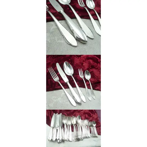 WMF 2900 Tafelbesteck 12 Personen 60tlg 90 versilbert WMF 2900 Tafelbesteck 12 Personen 60tlg 90 versilbert
