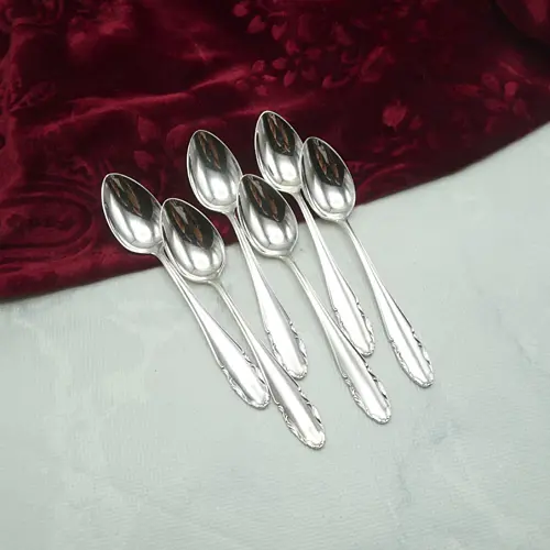 WMF 2200 6 Mokkalöffel 10,7cm 90 versilbert WMF 2200 6 Mokkalöffel 10,7cm 90 versilbert