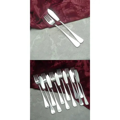 WMF Jupiter Fischbesteck 6 Personen 90 versilbert WMF Jupiter Fischbesteck 6 Personen 90 versilbert