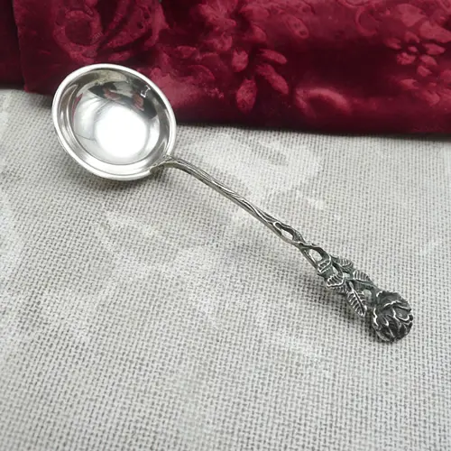 Hildesheimer Rose Rahmkelle 800 Silber