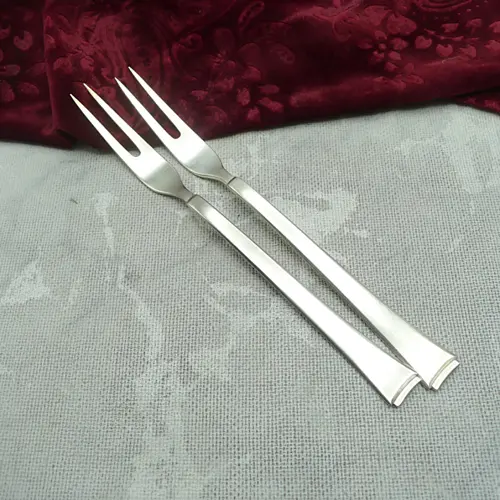 WMF 2500 Art Deco 2 Fleischgabeln 90 versilbert WMF 2500 Art Deco 2 Fleischgabeln 90 versilbert