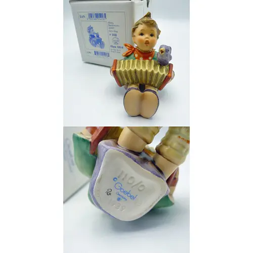 Hummel Figur Hum 110/0 Heini, Bandoneonspieler - Let's sing - OVP
