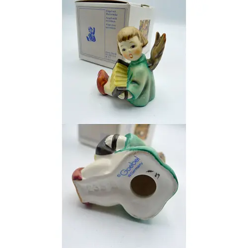 Hummel Figur Hum 238/B Engel mit Harmonika, Angel with accordion - OVP