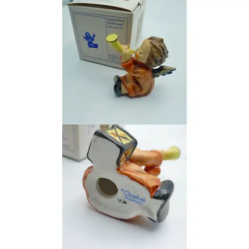 Hummel Figur Hum 359 Engel mit Horn, Tuneful Angel - OVP