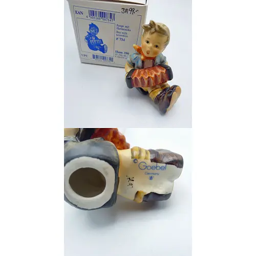 Hummel Figur Hum 390 Junge mit Harmonika - Boy with accordion