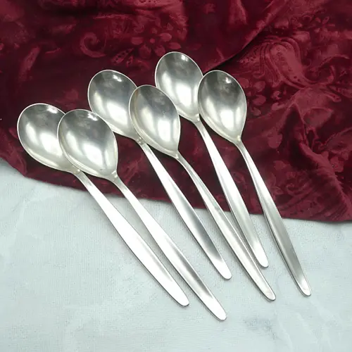 WMF Stockholm 6 Dessertlöffel 18,5cm 90 versilbert WMF Stockholm 6 Dessertlöffel 18,5cm 90 versilbert
