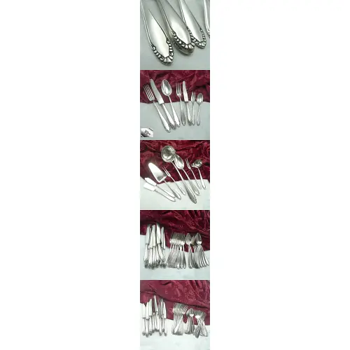 Karl Kaltenbach Art Deco Besteck 12 Personen 90/100 versilbert