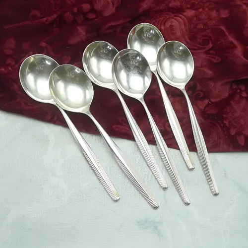 WMF Hannover 6 Tassenlöffel 17,1cm 90 versilbert