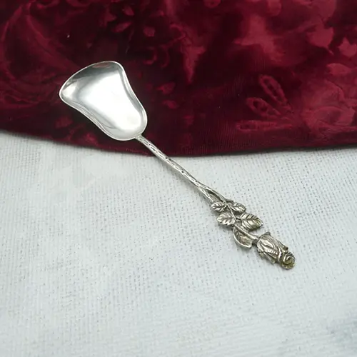 Hildesheimer Rose Zuckerlöffel 800 Silber Hildesheimer Rose Zuckerlöffel 800 Silber