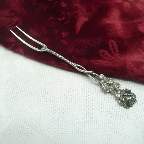 Hildesheimer Rose Cocktailgabel 835 Silber