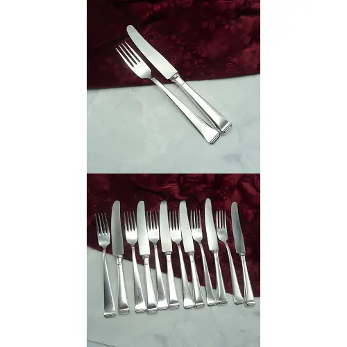 OKA 131 Art Deco Dessertbesteck 6 Personen 90 versilbert OKA 131 Art Deco Dessertbesteck 6 Personen 90 versilbert
