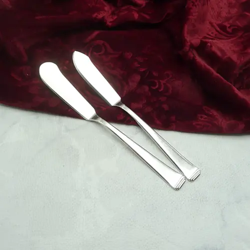 OKA 131 Art Deco Butter- und Käsemesser 90 versilbert OKA 131 Art Deco Butter- und Käsemesser 90 versilbert