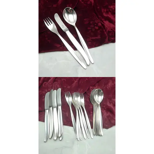 WMF Stockholm Tafelbesteck 6 Personen 90 versilbert WMF Stockholm Tafelbesteck 6 Personen 90 versilbert