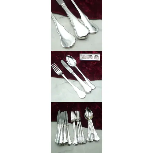 BSF Bremer Hanse Tafelbesteck 6 Personen 90 versilbert BSF Bremer Hanse Tafelbesteck 6 Personen 90 versilbert