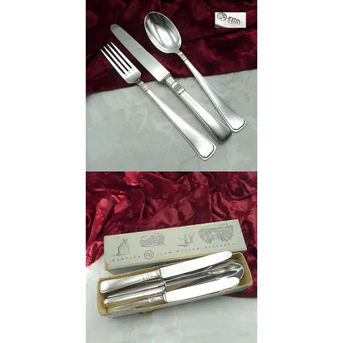 Art Deco Tafelbesteck BG 6 Personen 100 versilbert