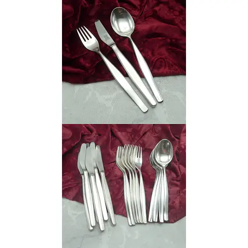 Bruckmann 762 Party Tafelbesteck 6 Personen 90 versilbert Bruckmann 762 Party Tafelbesteck 6 Personen 90 versilbert