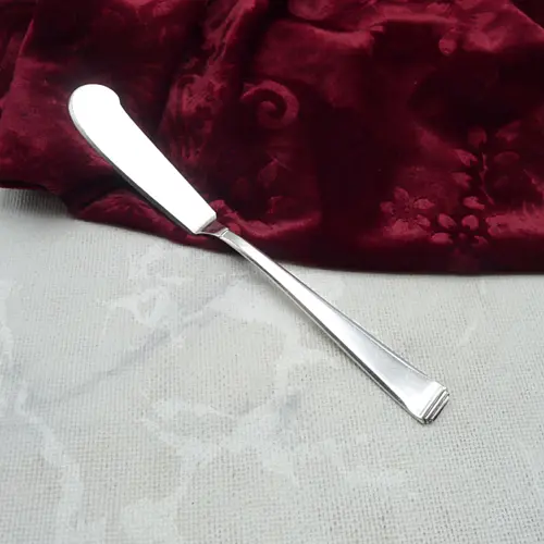 OKA 131 Art Deco Buttermesser 90 versilbert
