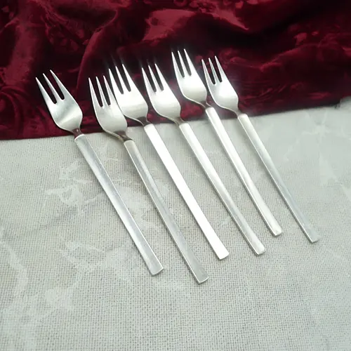 WMF New York 6 Kuchengabeln 90 versilbert