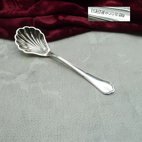 BSF englisch Chippendale Zuckerlöffel 800 Silber