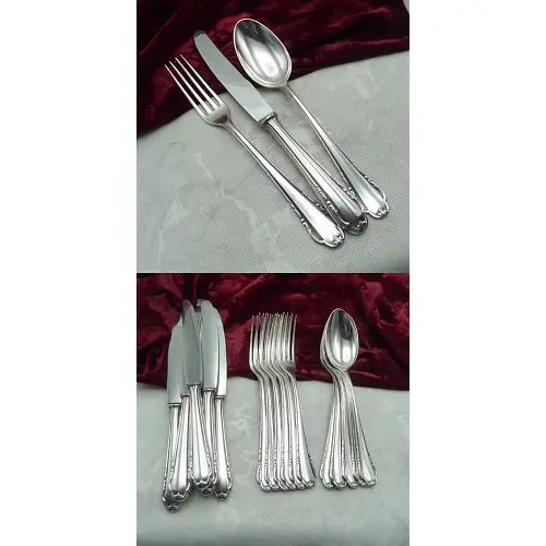 BSF 95 Tafelbesteck 6 Personen 90 versilbert BSF 95 Tafelbesteck 6 Personen 90 versilbert