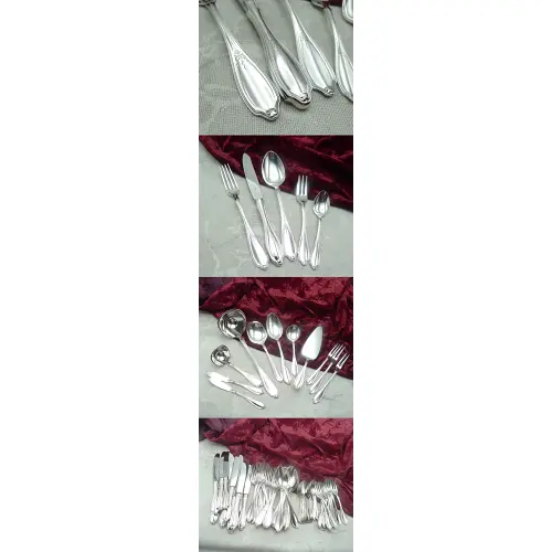 WMF Englische Rose Tafelbesteck 12 Personen 90 versilbert WMF Englische Rose Tafelbesteck 12 Personen 90 versilbert