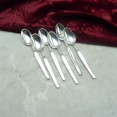 Robbe & Berking Royal 6 Mokkalöffel 10,5cm 90 versilbert Robbe & Berking Royal 6 Mokkalöffel 10,5cm 90 versilbert
