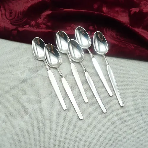 Robbe & Berking Royal 6 Mokkalöffel 10,5cm 90 versilbert Robbe & Berking Royal 6 Mokkalöffel 10,5cm 90 versilbert