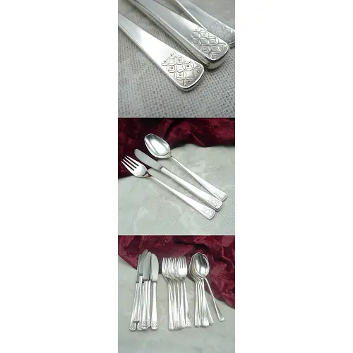 Bruckmann 771 Petite Fleur Tafelbesteck 6 Personen 90 versilbert Bruckmann 771 Petite Fleur Tafelbesteck 6 Personen 90 versilbert