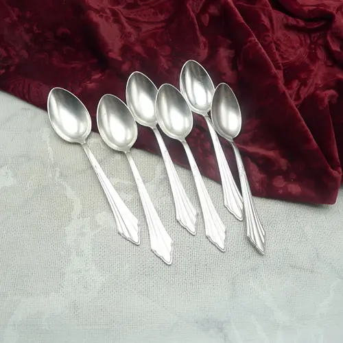 WMF 900 Fächer 6 Kaffeelöffel 90 versilbert WMF 900 Fächer 6 Kaffeelöffel 90 versilbert