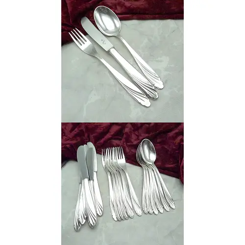 WMF Wien Tafelbesteck 6 Personen 90 versilbert WMF Wien Tafelbesteck 6 Personen 90 versilbert