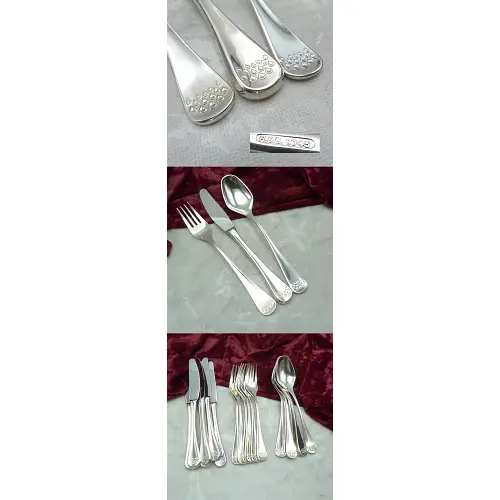Robbe & Berking Karat Tafelbesteck 6 Personen 90 versilbert Robbe & Berking Karat Tafelbesteck 6 Personen 90 versilbert