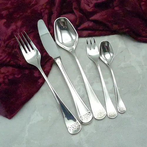 Robbe & Berking Karat Tafelbesteck 1 Satz 5 tlg 90 versilbert Robbe & Berking Karat Tafelbesteck 1 Satz 5 tlg 90 versilbert