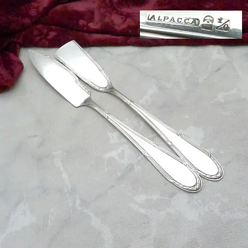 WMF 200 Kreuzband Butter und Käsemesser versilbert WMF 200 Kreuzband Butter und Käsemesser versilbert